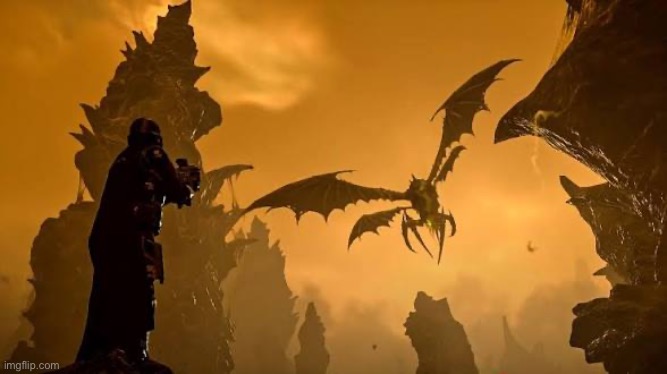 Don’t you just love fighting giant flying dragon bugs? I certainly do not. | made w/ Imgflip meme maker