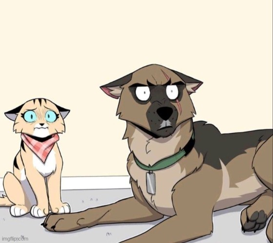 Pixie and Brutus meme | image tagged in pixie and brutus meme | made w/ Imgflip meme maker