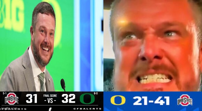 Ohio State Oregon meme | image tagged in memes,college football,ohio state buckeyes,oregon ducks,ryan day,dan lanning | made w/ Imgflip meme maker