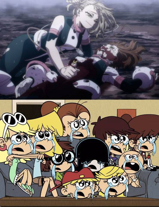 who crys over ochaco's death ? Blank Meme Template