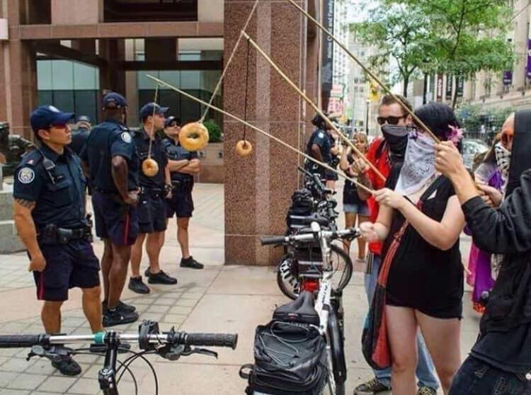 Donut cops Blank Meme Template