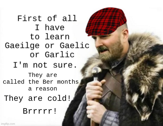 They are called the Ber months 
a reason They are cold! Brrrrr! | made w/ Imgflip meme maker