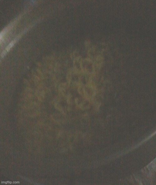 low quality image of midnight noodles. 3:23 am currently i cant selp | made w/ Imgflip meme maker