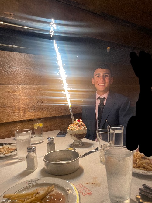 Pre-hoco dinner | made w/ Imgflip meme maker