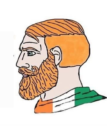 Irish Chad Blank Meme Template