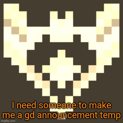 Cheze Icon Halloween Version | I need someone to make me a gd announcement temp | image tagged in cheze icon halloween version | made w/ Imgflip meme maker