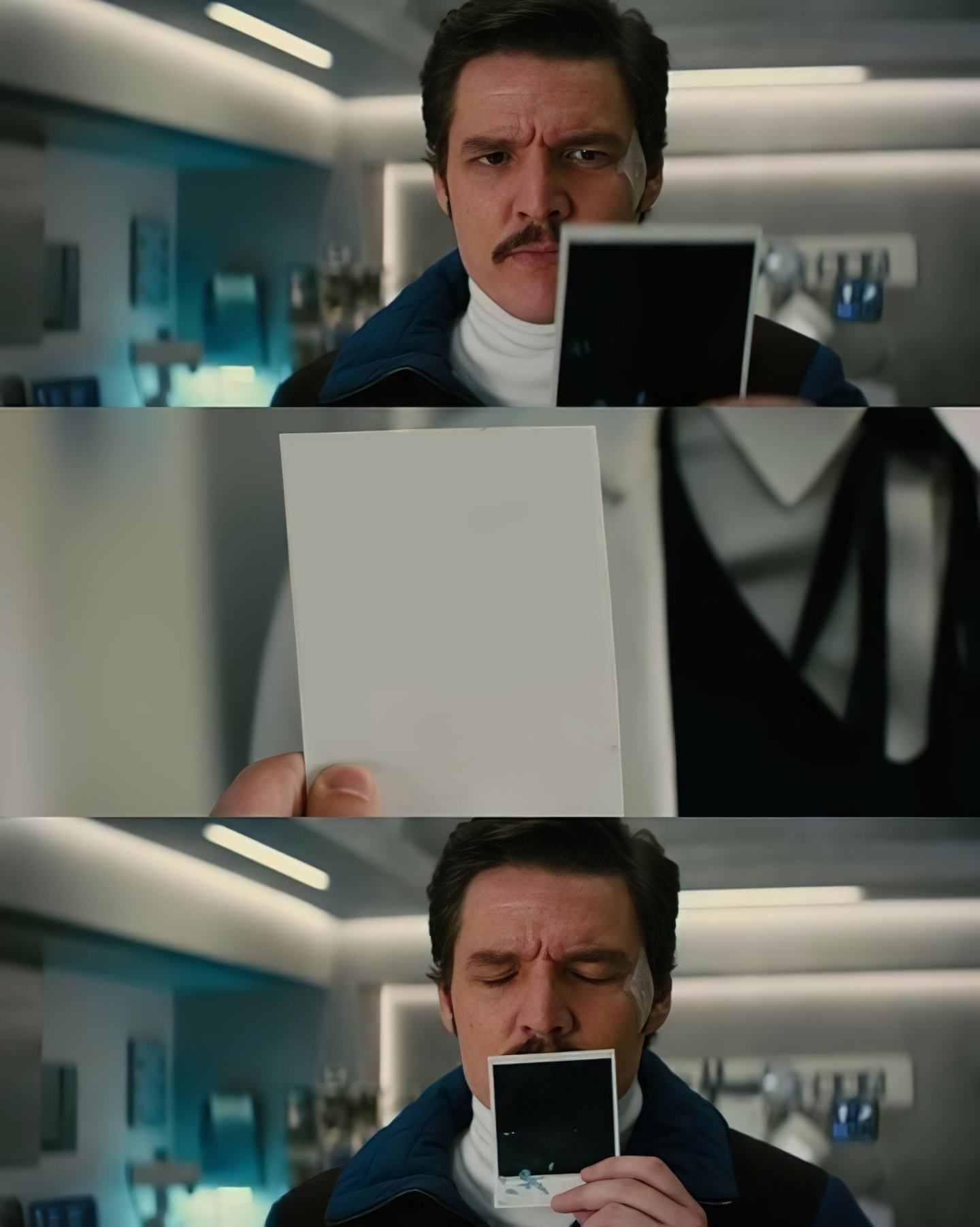 Pedro kiss photograph Blank Meme Template