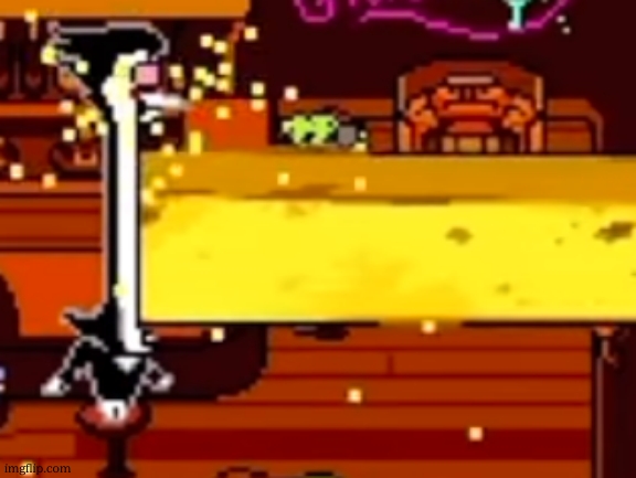 Spamton eats a yellow bar | image tagged in spamton eats a yellow bar | made w/ Imgflip meme maker