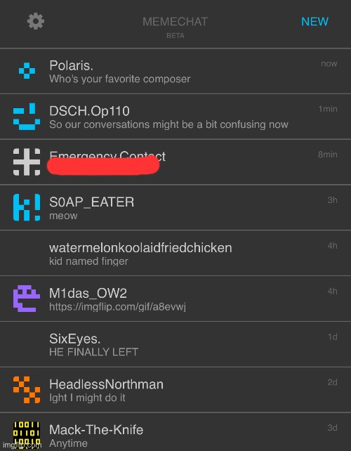 Hi I’m Dea here’s my recent memechats | made w/ Imgflip meme maker