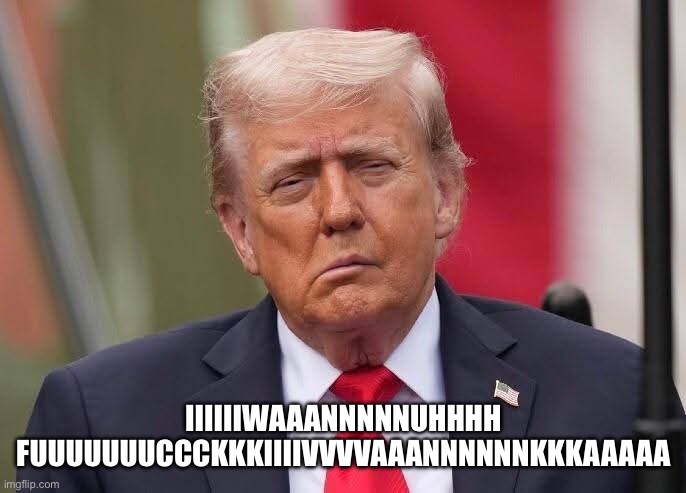 Donald Trump Stroke | IIIIIIWAAANNNNNUHHHH
FUUUUUUUCCCKKKIIIIVVVVAAANNNNNNKKKAAAAA | image tagged in donald trump stroke | made w/ Imgflip meme maker