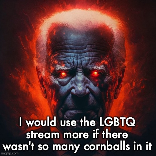 The mods just be approving random shit there | I would use the LGBTQ stream more if there wasn't so many cornballs in it | image tagged in how white people look at you after they lose their marbles | made w/ Imgflip meme maker