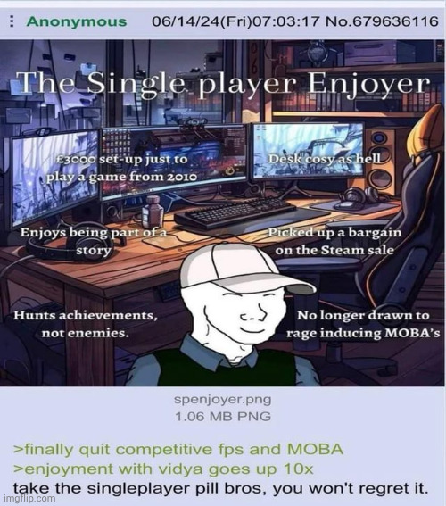 I don't really like online games except for WOW Classic and LOTRO | made w/ Imgflip meme maker