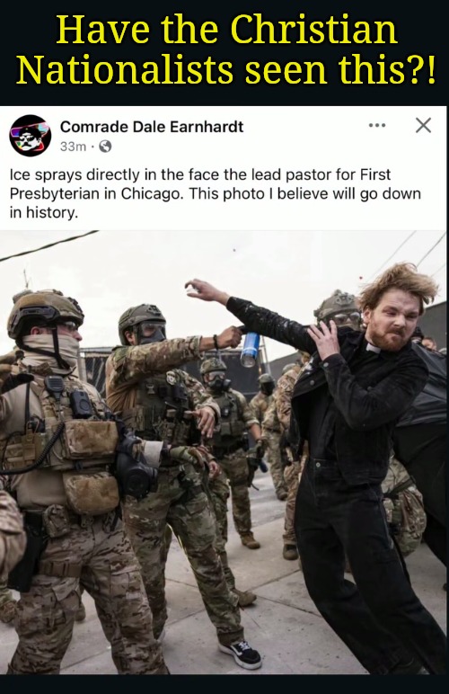 No One is Safe | Have the Christian Nationalists seen this?! | image tagged in no one is safe | made w/ Imgflip meme maker