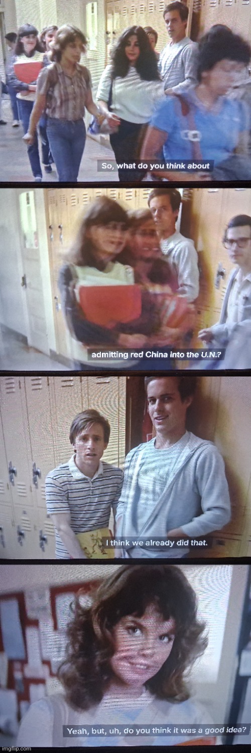 Readers highgest : Hollywood SUBLIMINAL COMMUNIST take over hidden in 1980s film | image tagged in christije,christine,hollywood | made w/ Imgflip meme maker