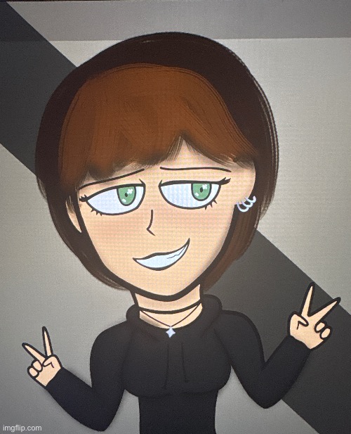 My OC:D (sorry if the hands look bad it’s hard to draw hands) | image tagged in sleepyartist oc,drawing,oc | made w/ Imgflip meme maker