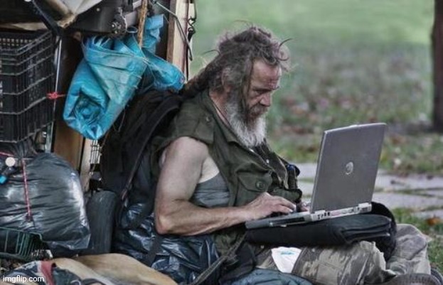 Homeless_PC | image tagged in homeless_pc | made w/ Imgflip meme maker