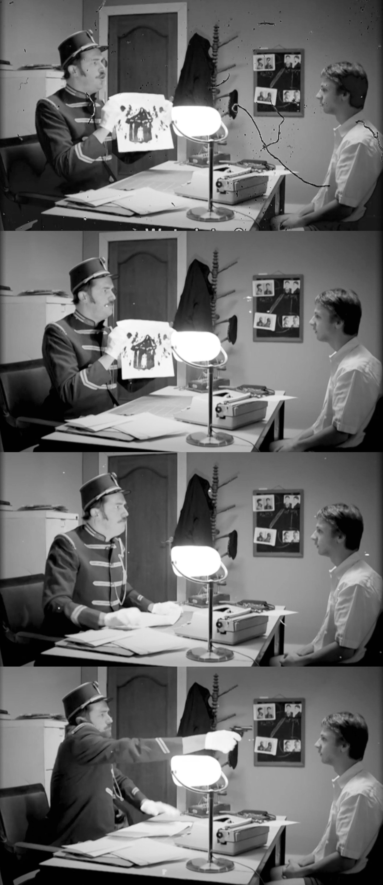 cop doesnt like answer Blank Meme Template