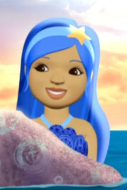 Blue mermaid Blank Meme Template