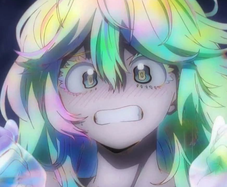 rainbow girl Blank Meme Template