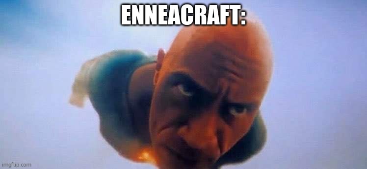 Black Adam Dive | ENNEACRAFT: | image tagged in black adam dive | made w/ Imgflip meme maker