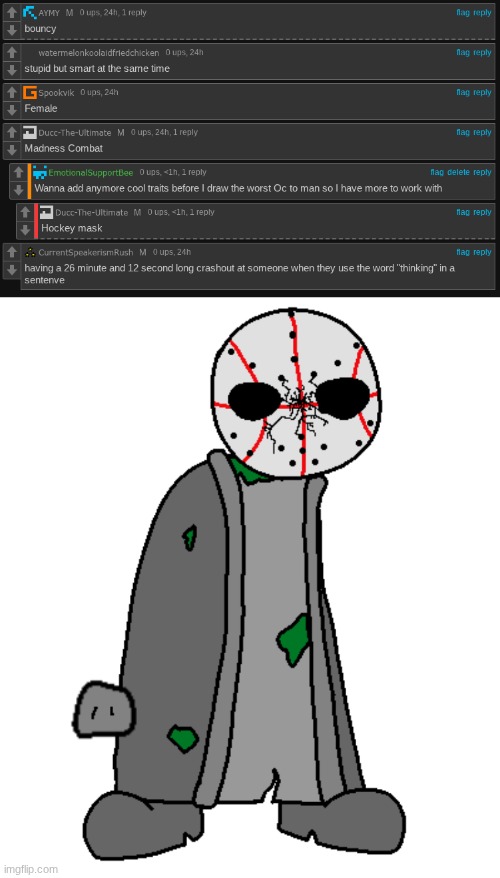 Cool OC that comments made | made w/ Imgflip meme maker