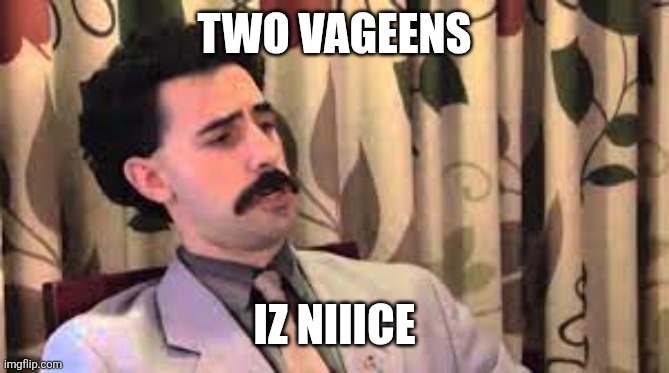 TWO VAGEENS IZ NIIICE | image tagged in king in the castle | made w/ Imgflip meme maker
