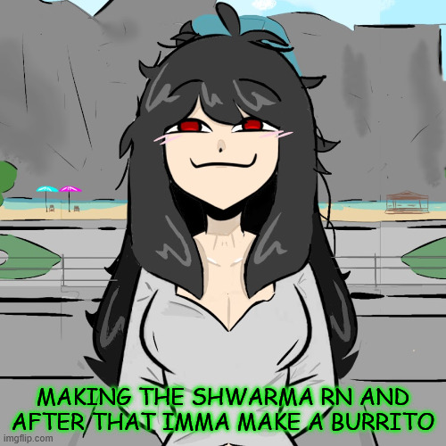 yes i can cook | MAKING THE SHWARMA RN AND AFTER THAT IMMA MAKE A BURRITO | made w/ Imgflip meme maker