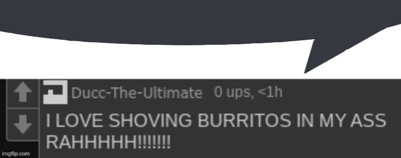 Ducc Speechbubble | image tagged in ducc speechbubble | made w/ Imgflip meme maker