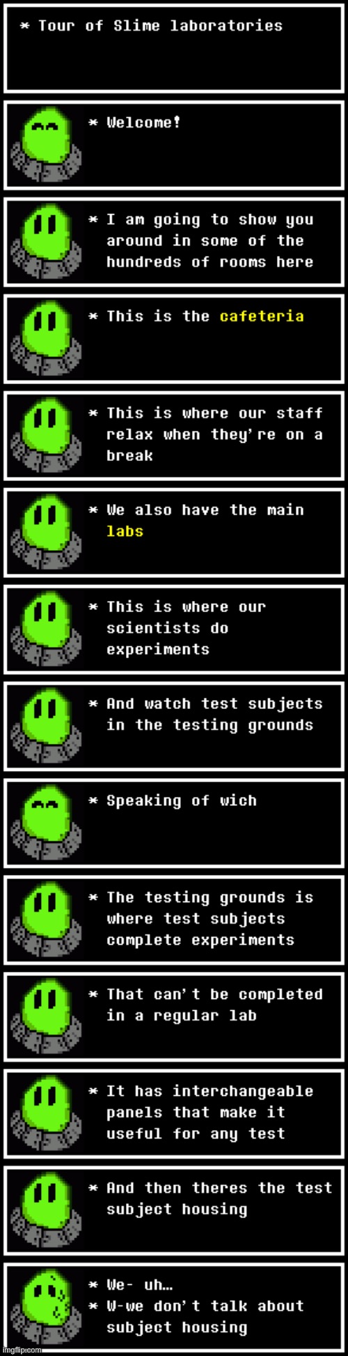 Slime laboratories: we do what we must, because we can. | made w/ Imgflip meme maker