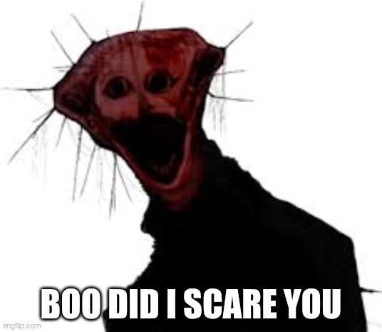 boo | BOO DID I SCARE YOU | made w/ Imgflip meme maker
