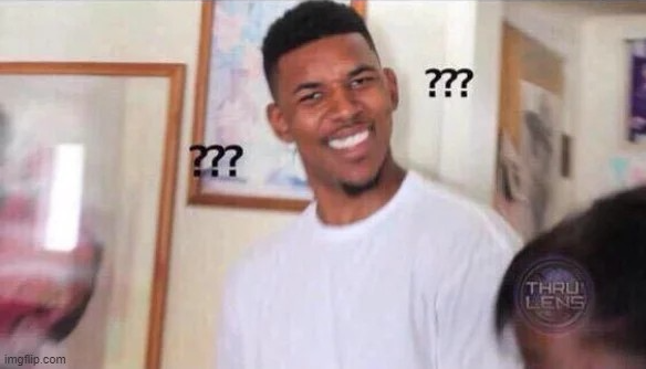 High Quality Wondering person Blank Meme Template