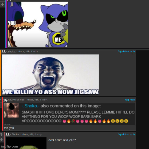 this dude cannot handle a joke bruh | made w/ Imgflip meme maker