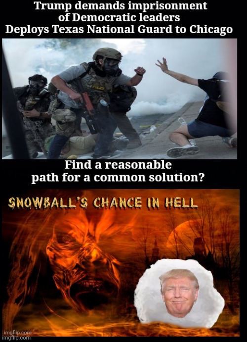 What is a future when denied recourse? | image tagged in trump,maga,full authoritarianism,on display,chicago | made w/ Imgflip meme maker