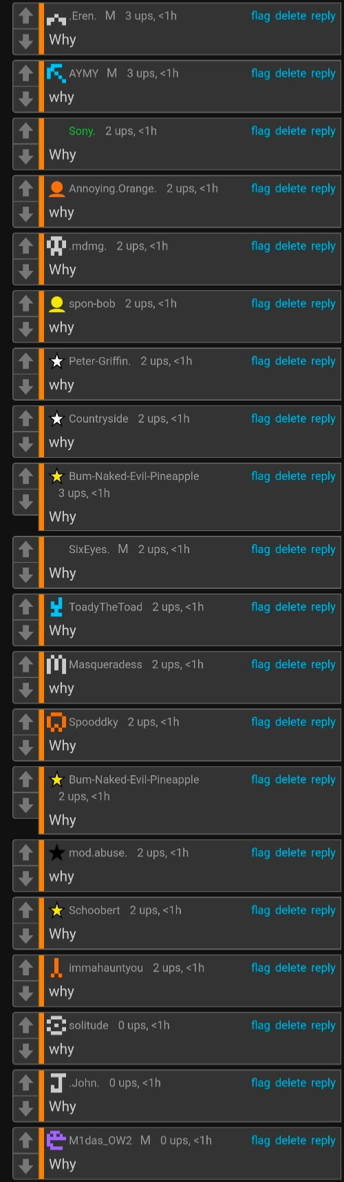 why? Blank Meme Template