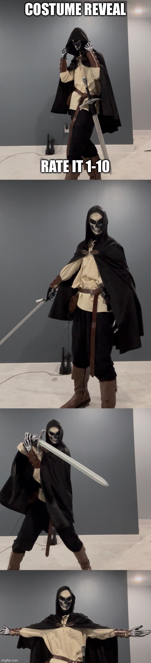 COSTUME REVEAL; RATE IT 1-10 | made w/ Imgflip meme maker