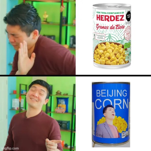 The better corn | image tagged in steven dre,steven he's dad,beijing corn | made w/ Imgflip meme maker