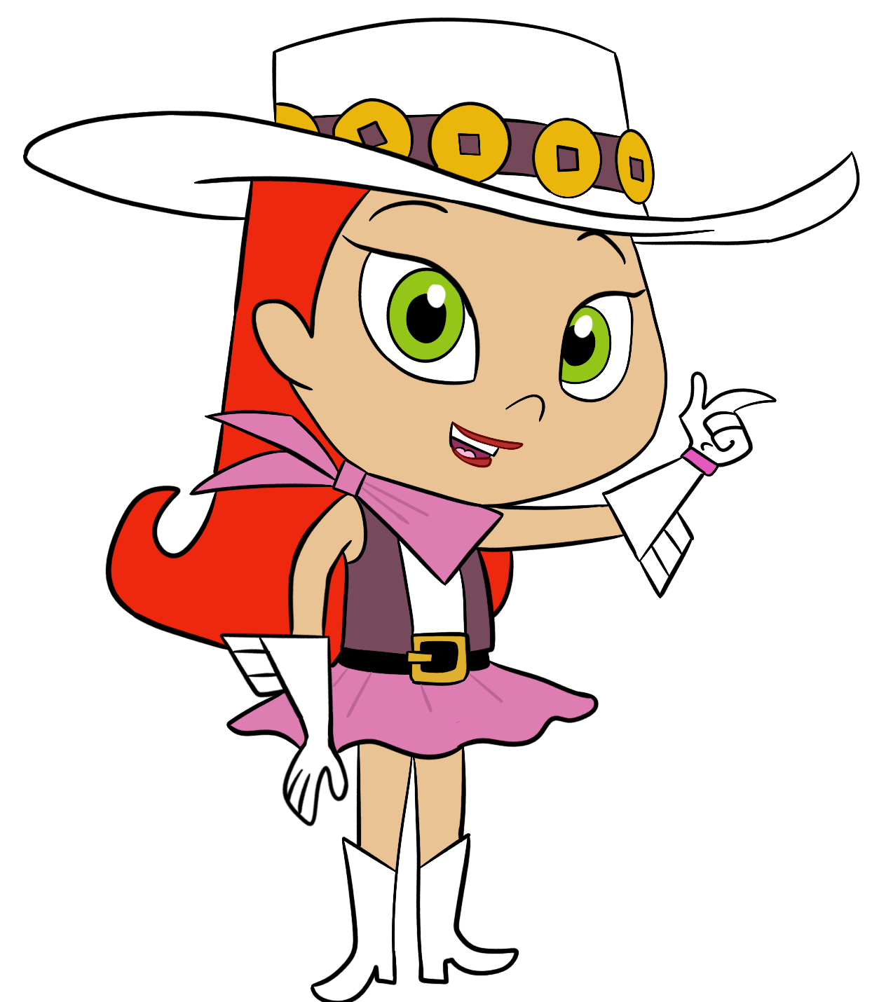 Atomic Betty Cowgirl Betty PNG Blank Meme Template