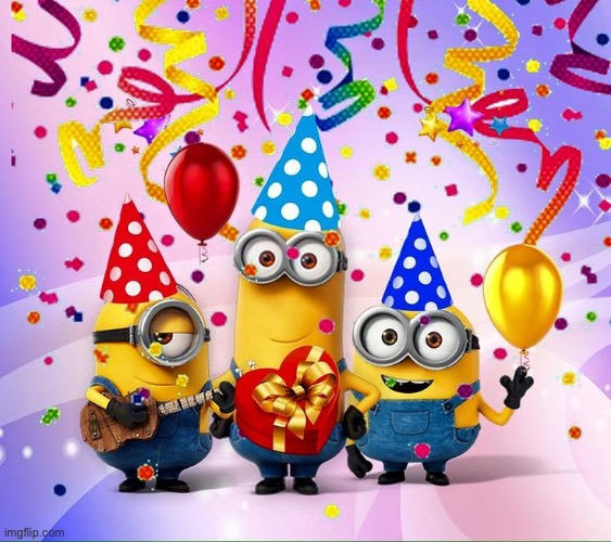 Minions Birthday Party | image tagged in minions birthday party | made w/ Imgflip meme maker