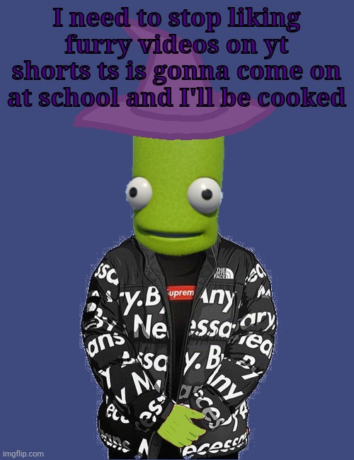 SPOOKY epilektoi drip | I need to stop liking furry videos on yt shorts ts is gonna come on at school and I'll be cooked | image tagged in spooky epilektoi drip | made w/ Imgflip meme maker