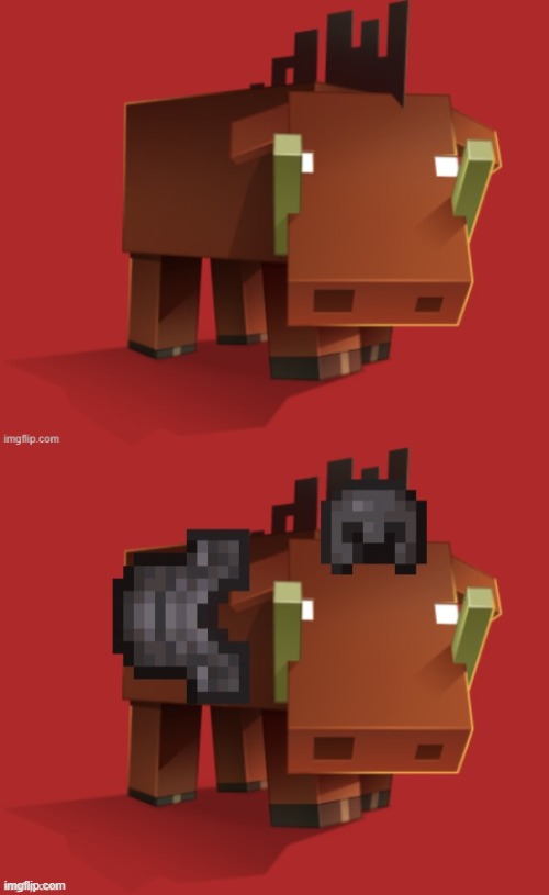 My new template. Same as the Tuxedo Winnie The Pooh Template, but with hoglins | image tagged in hoglin,netherite hoglin | made w/ Imgflip meme maker