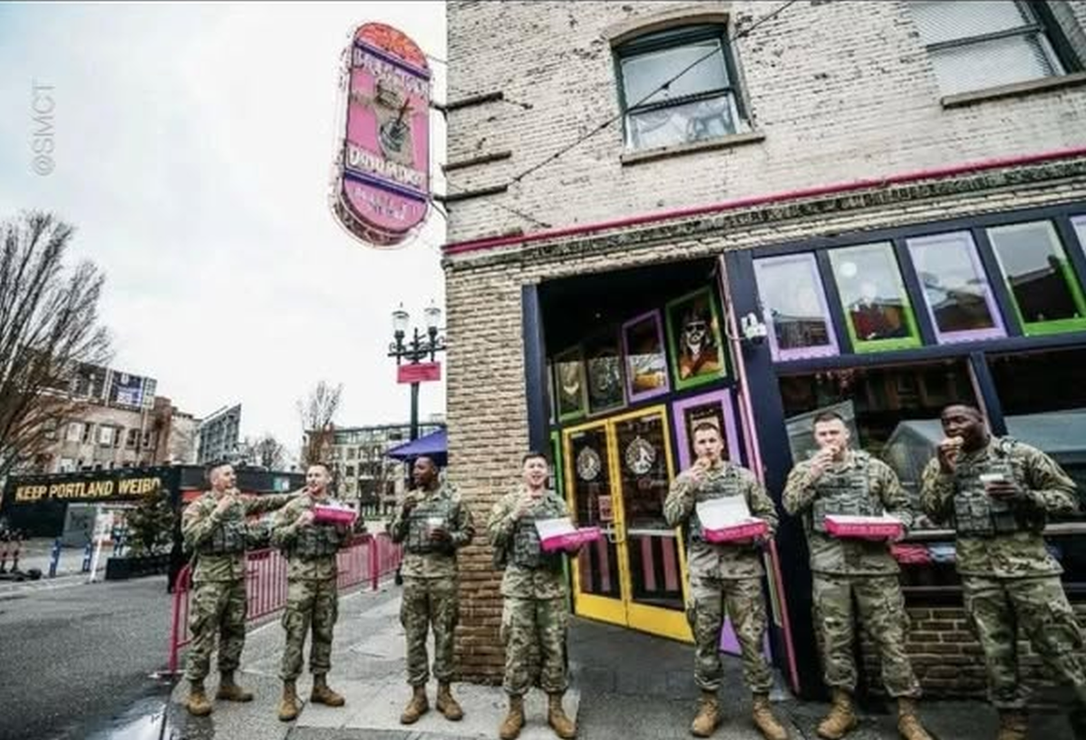 Trump's military Portland OR, National Guard ICE, Army expensive Blank Meme Template
