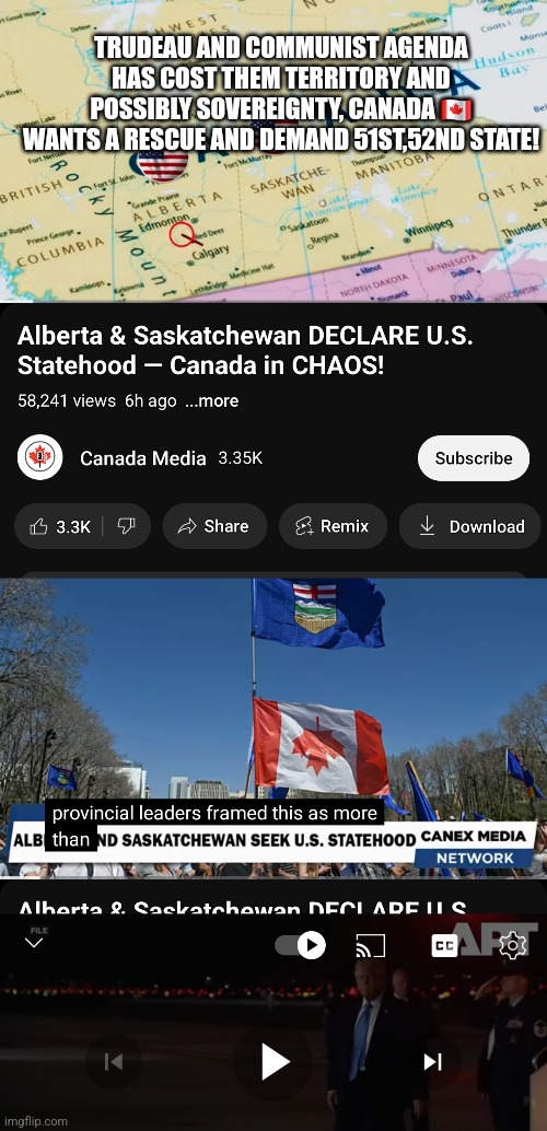 Readers highgest :Canada just rejected commission,! | TRUDEAU AND COMMUNIST AGENDA HAS COST THEM TERRITORY AND POSSIBLY SOVEREIGNTY, CANADA 🇨🇦 WANTS A RESCUE AND DEMAND 51ST,52ND STATE! | made w/ Imgflip meme maker