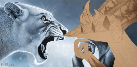 tiger yell at pondering monkey | image tagged in tiger yell at pondering monkey | made w/ Imgflip meme maker