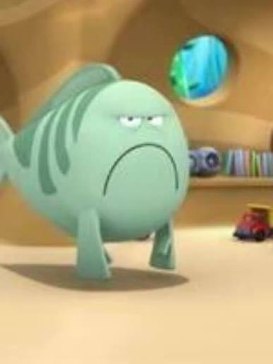 Grumpy fish Blank Meme Template