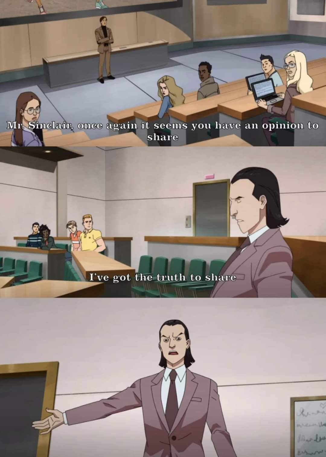 Mr Sinclair Invincible Blank Meme Template