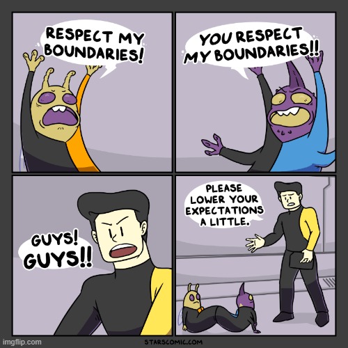 As the series progresses, so does the artstyle! | image tagged in stars,aliens,respect,boundaries,bodies,conjoined | made w/ Imgflip meme maker