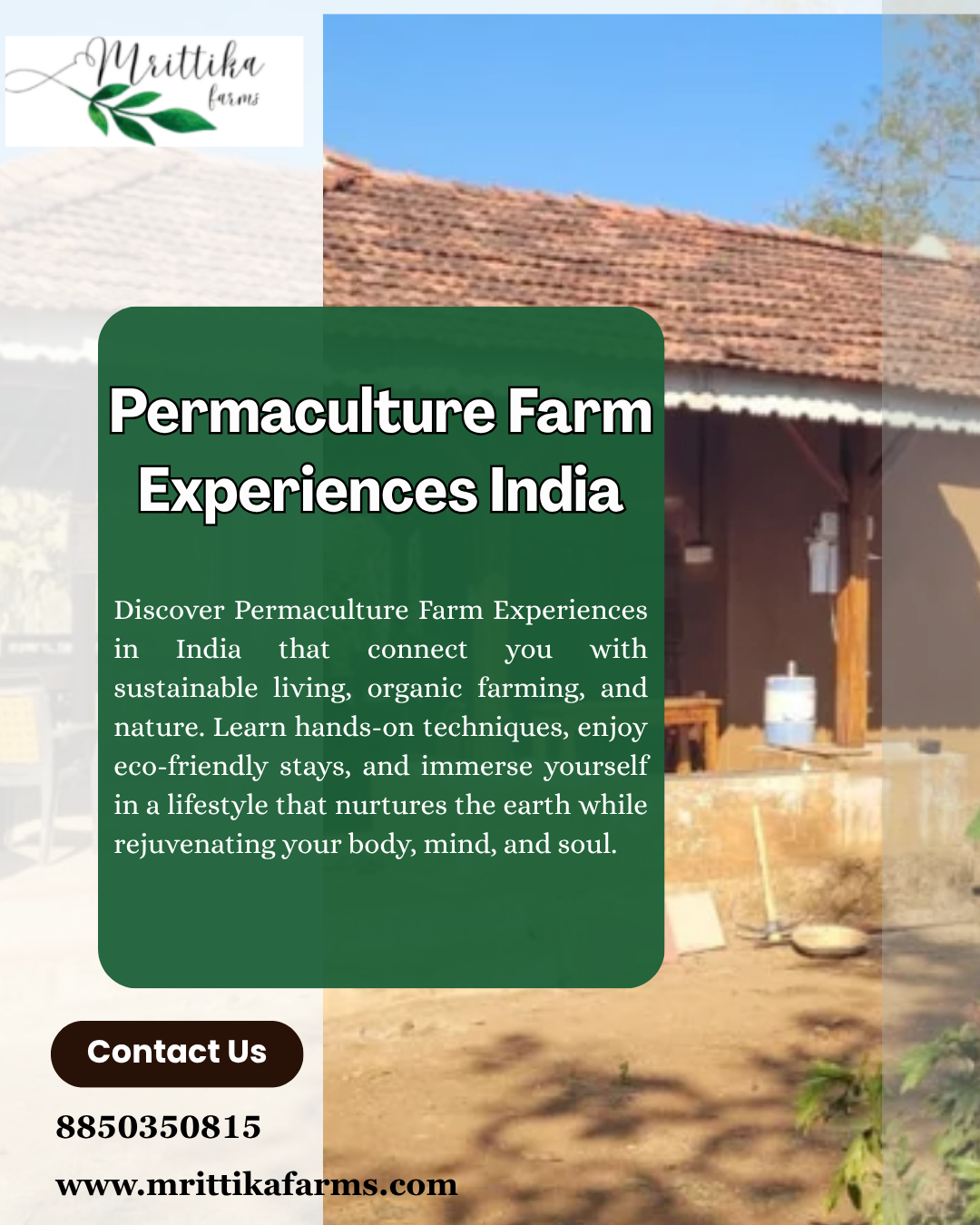 Permaculture Farm Experiences India Blank Meme Template