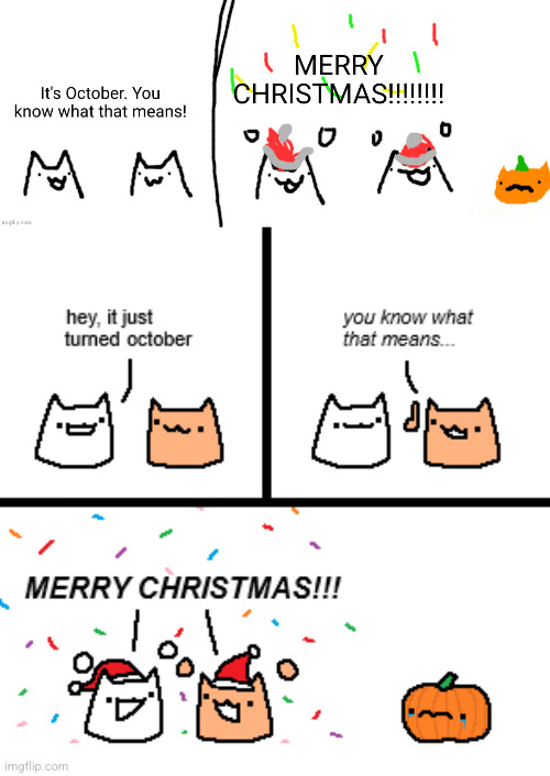 comic I couldn't find and tried recreating from memory | image tagged in merry christmas | made w/ Imgflip meme maker