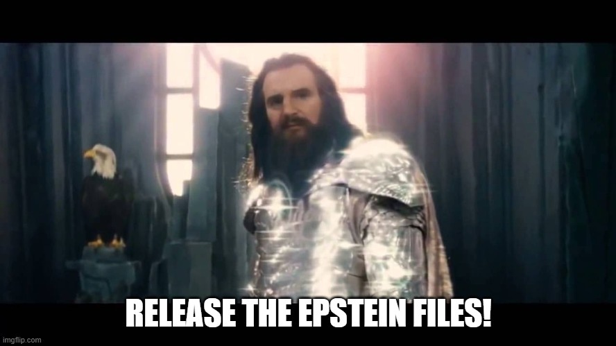 I just thought of this | RELEASE THE EPSTEIN FILES! | image tagged in memes,release the kraken,jeffrey epstein,donald trump | made w/ Imgflip meme maker