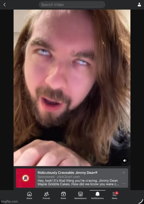 Morning chat, have a pause frame of Jacksepticeye's face without context | made w/ Imgflip meme maker